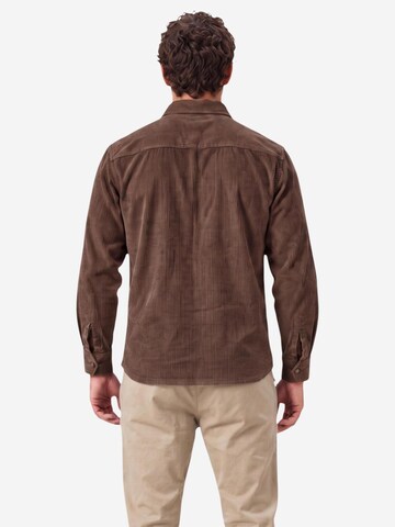 Gianni Lupo Regular fit Skjorta 'OVERSHIRT GL7844S' i brun