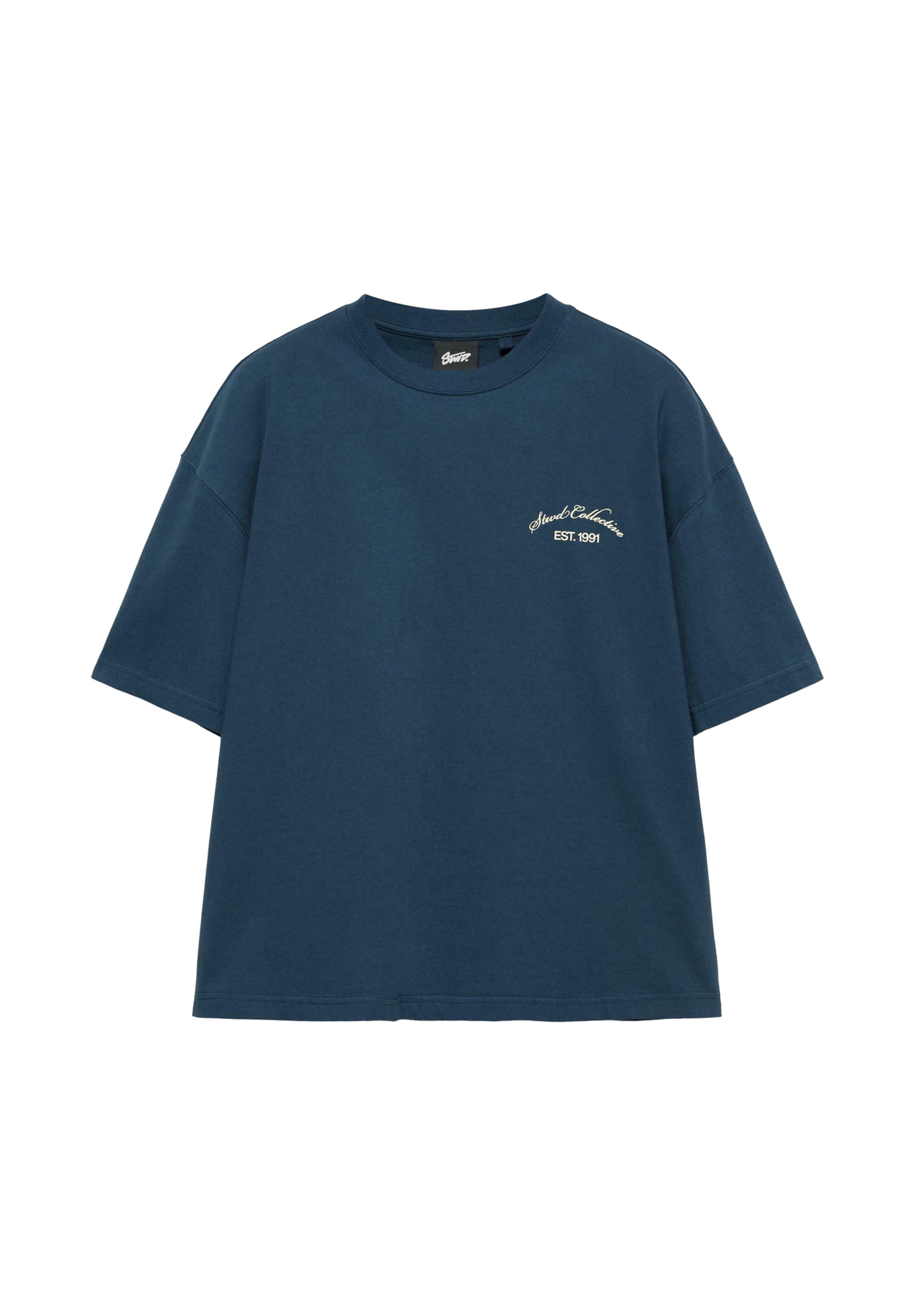 Pull&Bear Shirt in XS in Dark blue / White, Item view