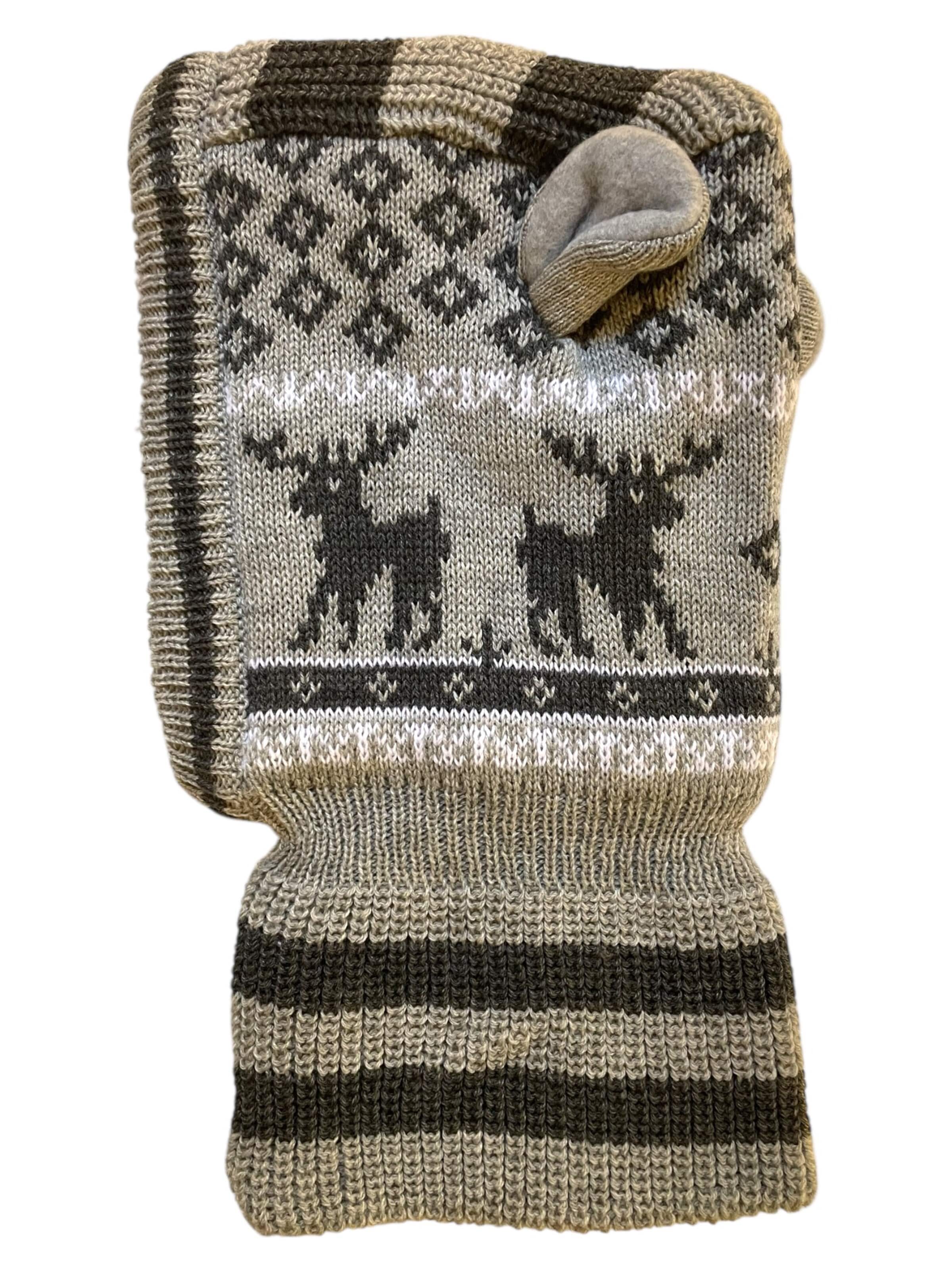 Bonnet 'Schlupfmütze' Kumixi en gris : devant