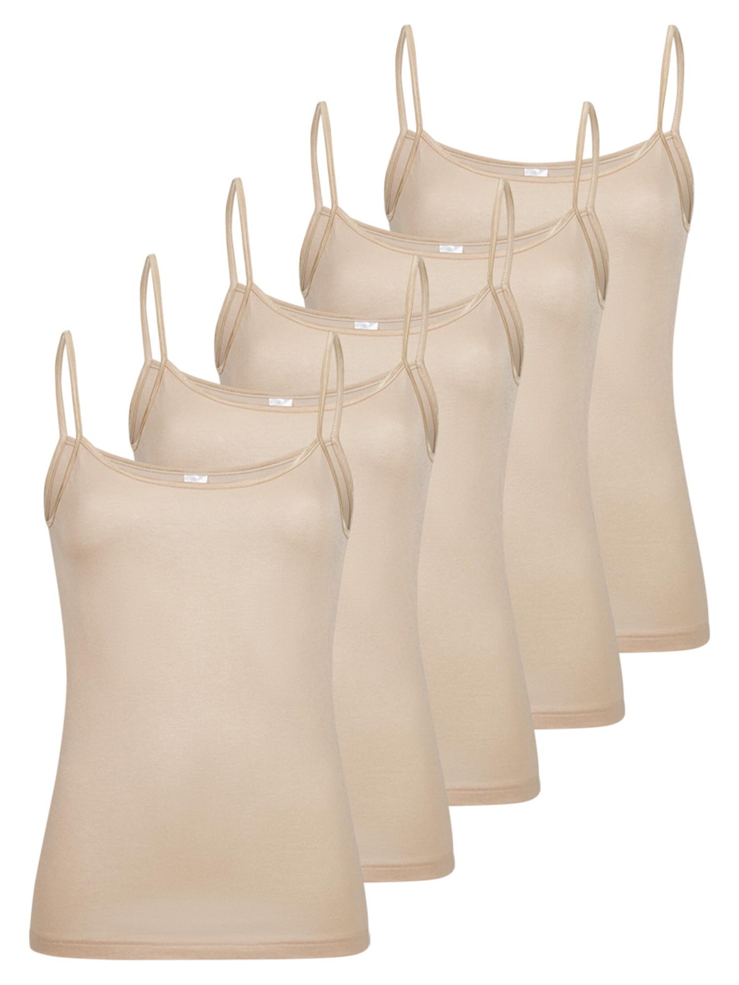 Nina von C. Onderhemd 'Motion' in Beige: voorkant
