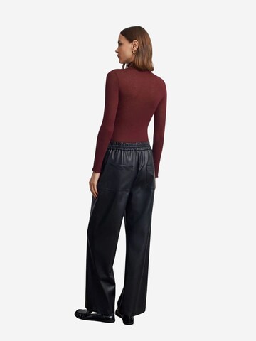 Wide Leg Pantalon Dilvin en noir