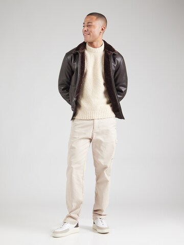 JACK & JONES Pullover 'JORAXEL' i beige