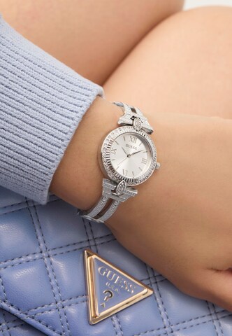 GUESS Analoguhr 'DELPHINE' in Silber: Vorderseite