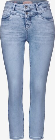STREET ONE Slimfit Jeans in Blau: predná strana