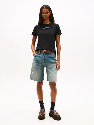 Tommy Jeans Póló 'ESSENTIAL' - fekete