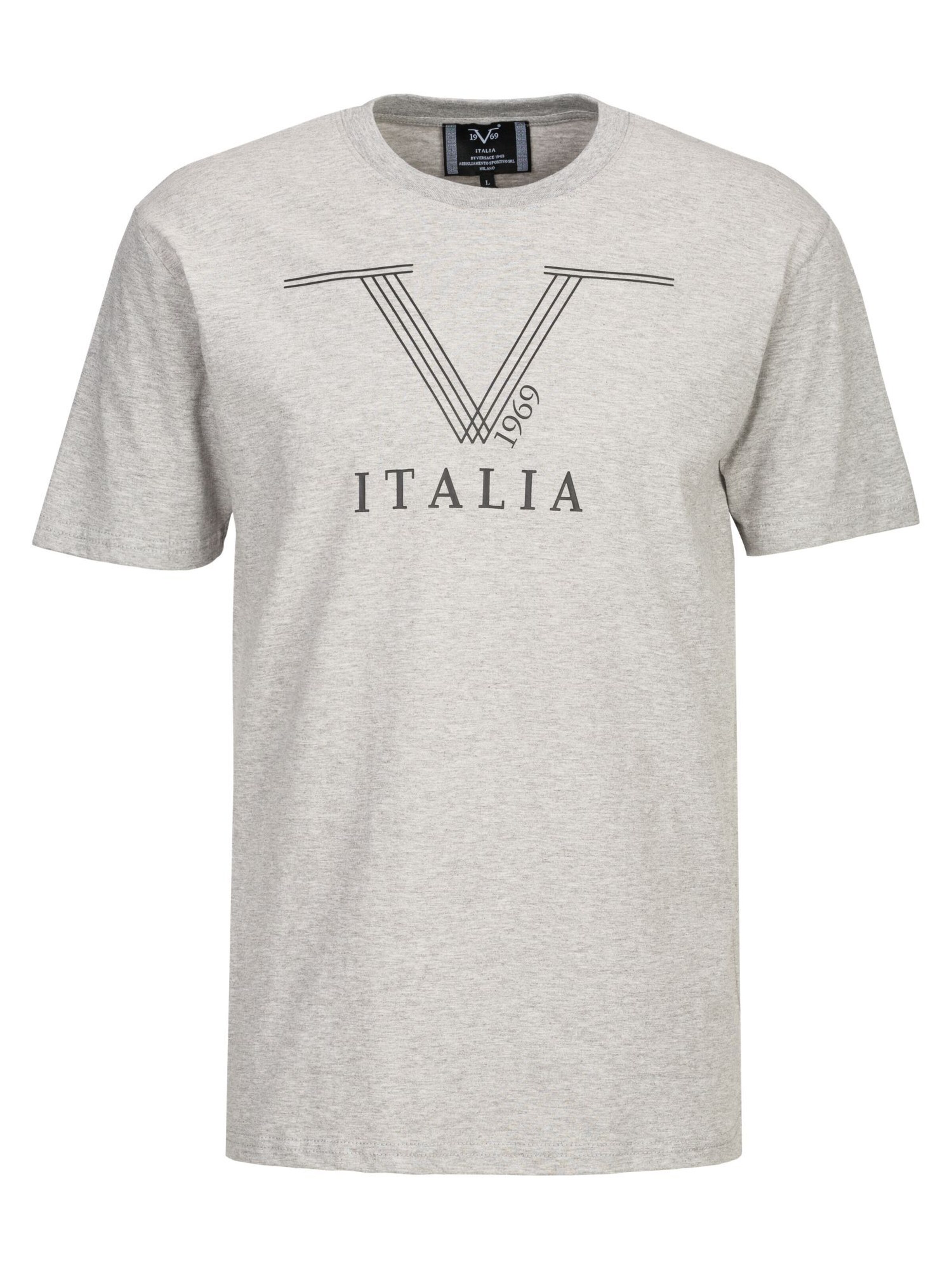 19V69 ITALIA Shirt 'Pierre' in Grey: front