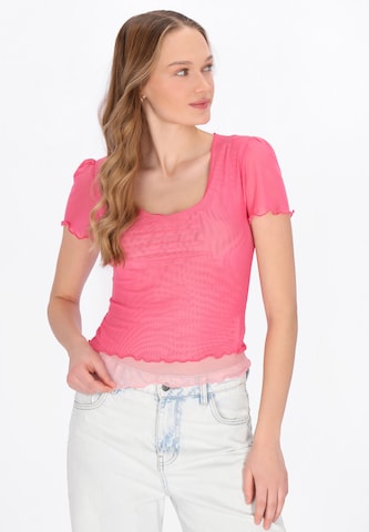 Chemisier MYMO en rose : devant