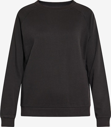 usha BLUE LABEL Sweatshirt in Zwart: voorkant