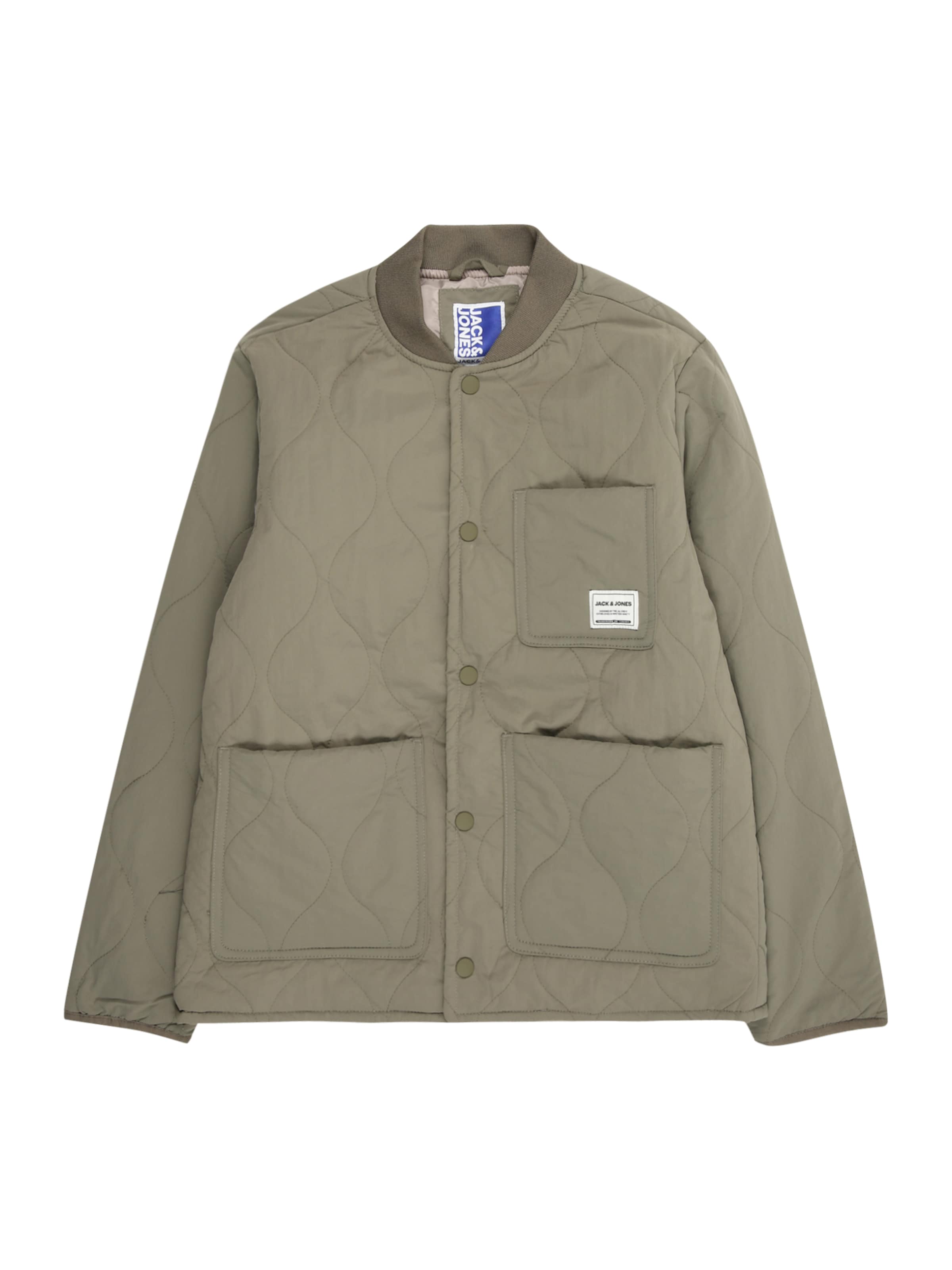 Jack & Jones Junior Between-Season Jacket 'JJHERO' in Green: front
