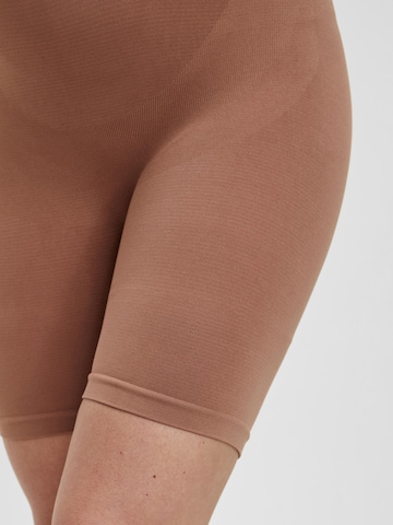MAMALICIOUS Skinny Shorts  'Tia Jeanne' in Braun