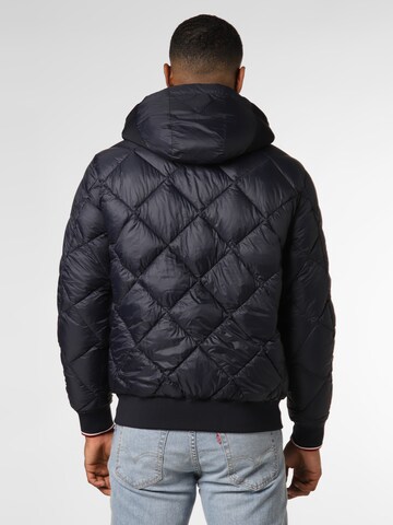 TOMMY HILFIGER Between-Season Jacket 'Diamond' in Blue