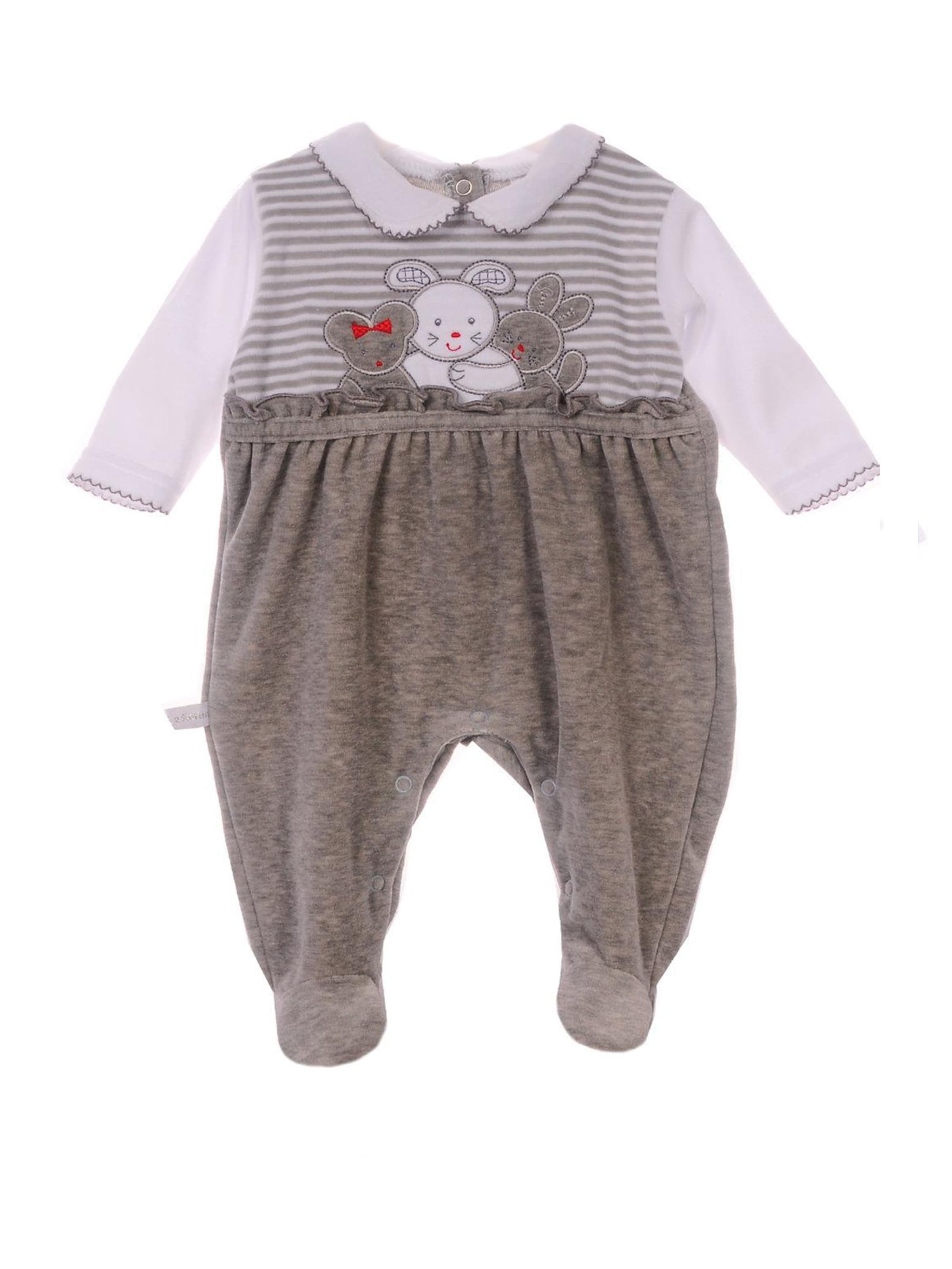 La Bortini Overall‌ in Grau: Vorderseite