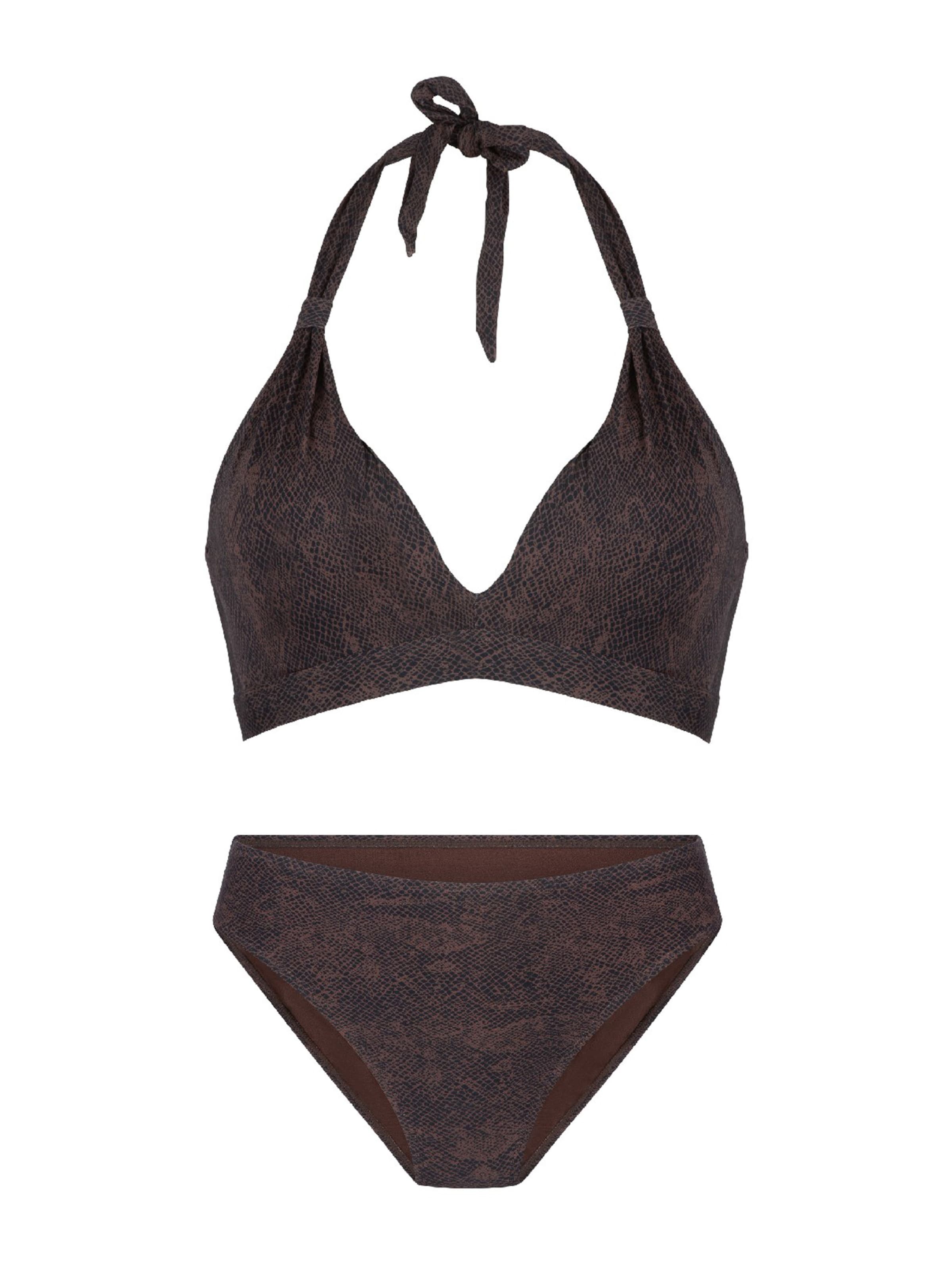 LingaDore - Triángulo Bikini en marrón: frente