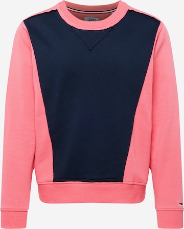 Tommy Jeans Μπλούζα φούτερ σε ροζ: μπροστά