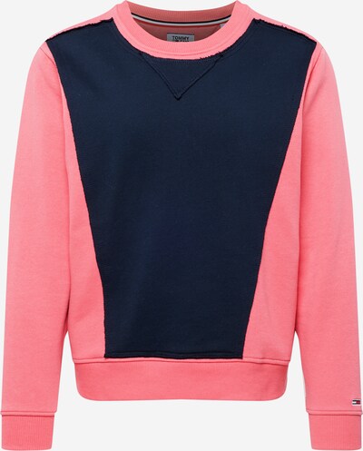 Tommy Jeans Sweater majica u noćno plava / roza, Pregled proizvoda