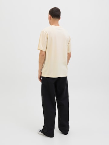 balta JACK & JONES Marškinėliai 'JJHAYATO'