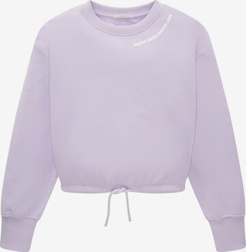 TOM TAILOR Sweatshirt in Lila: voorkant