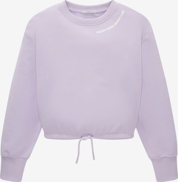 TOM TAILOR Sweatshirt in Purple: front