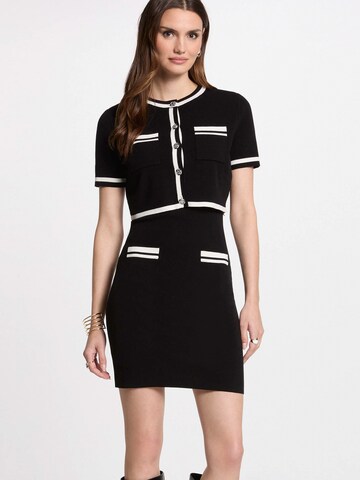 Morgan Knit dress in Black: front