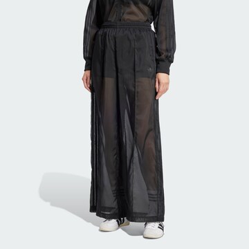 ADIDAS ORIGINALS Широкий Штаны 'SHEER' в Черный: спереди