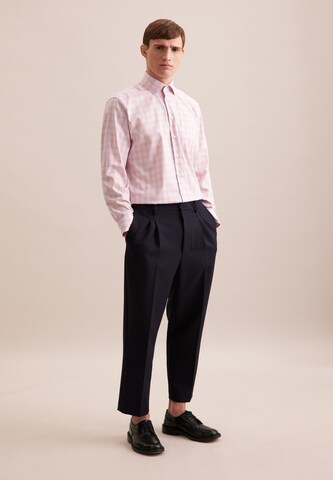 SEIDENSTICKER Comfort fit Business shirt ' Comfort ' in Orange