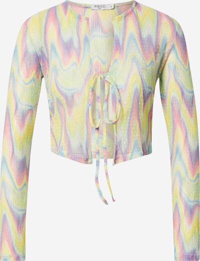 RECC Shirt 'JADA' in hellblau / gelb / dunkellila / pink, Produktansicht
