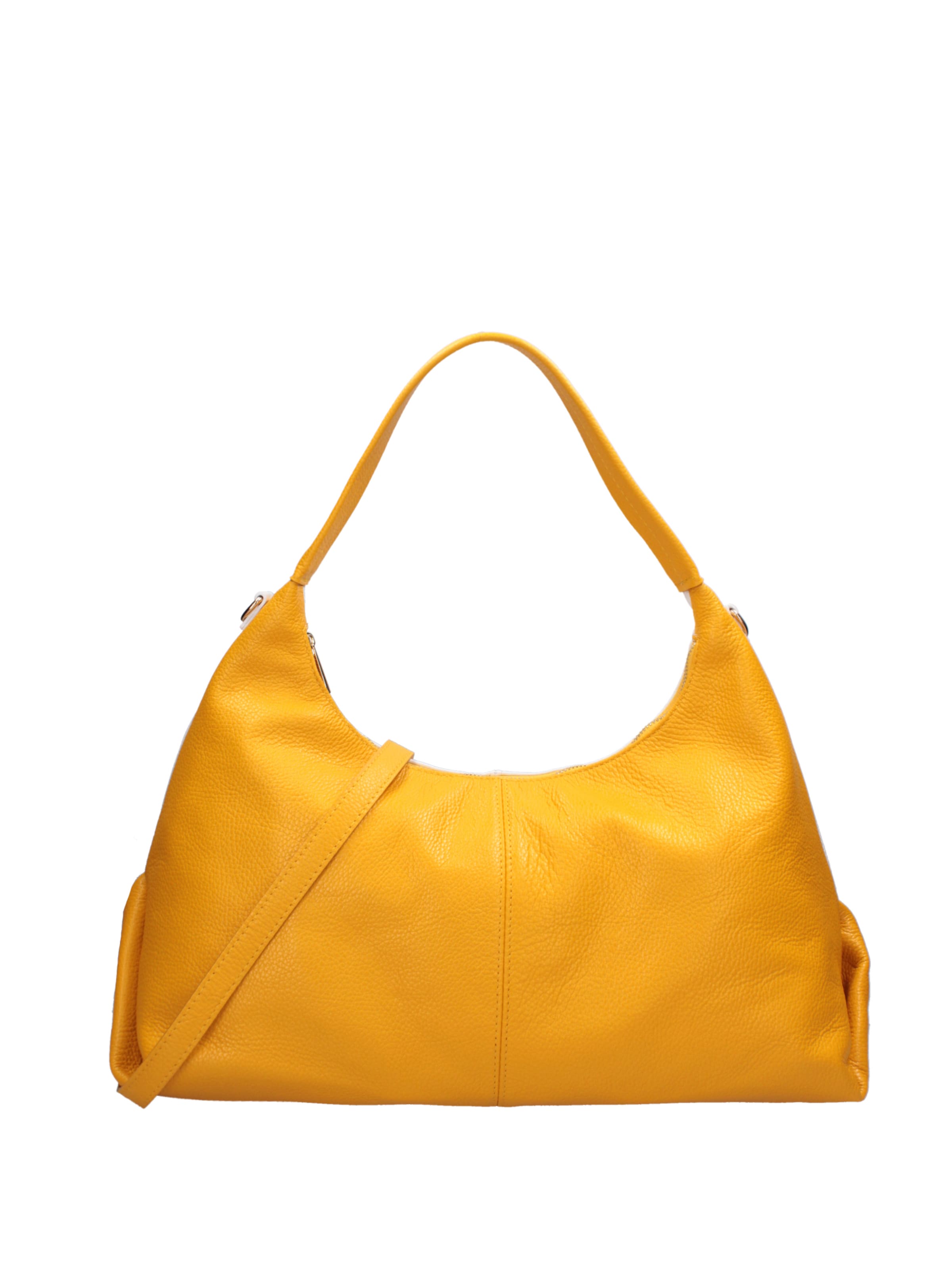 Sac bandoulière Roberta Rossi en jaune : devant