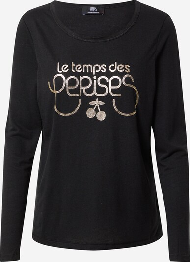 Tricou Le Temps Des Cerises pe auriu / negru, Vizualizare produs