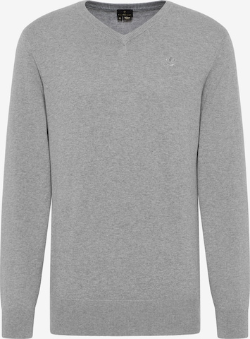 Pull-over 'Markani' DreiMaster Klassik en gris : devant