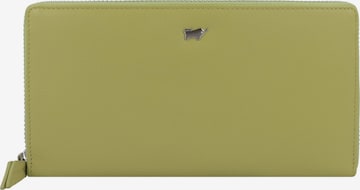 Braun Büffel Wallet 'Joy ' in Green: front