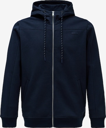 Salsa Jeans Sweatvest in Blauw: voorkant