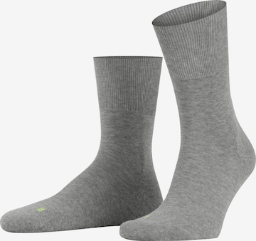FALKE Socks 'Run' in Grey: front