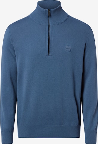 BOSS Sweater 'Kanobix_S ' in Blue: front