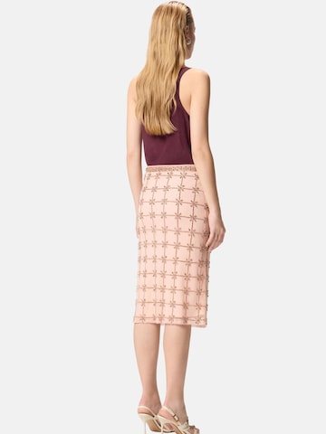 Gonna 'PINKO NEW CARRIERI GONNA TULLE FULL RICAMO GONNA' di PINKO in rosa