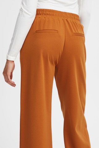 b.young Wide Leg Bundfaltenhose 'Rizetta' in Braun