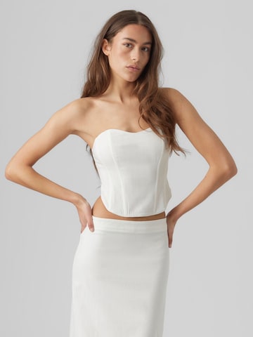 Haut VERO MODA en blanc : devant