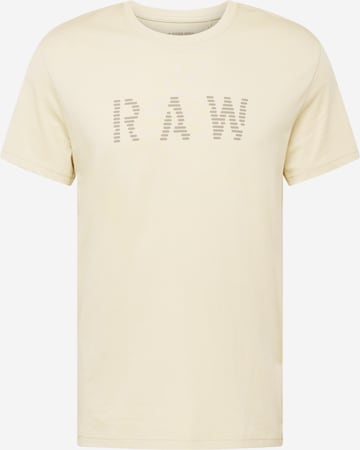 G-Star RAW Shirt in Beige: voorkant