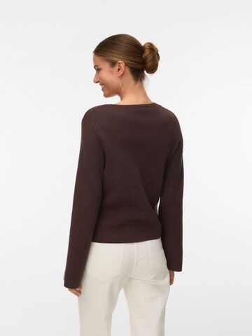 VERO MODA Kardigan 'AWHANNA' w kolorze brązowy