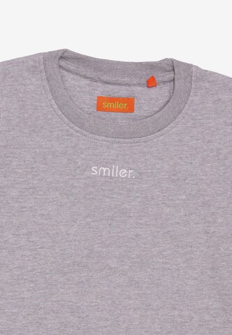 smiler. Sweatshirt in Grey