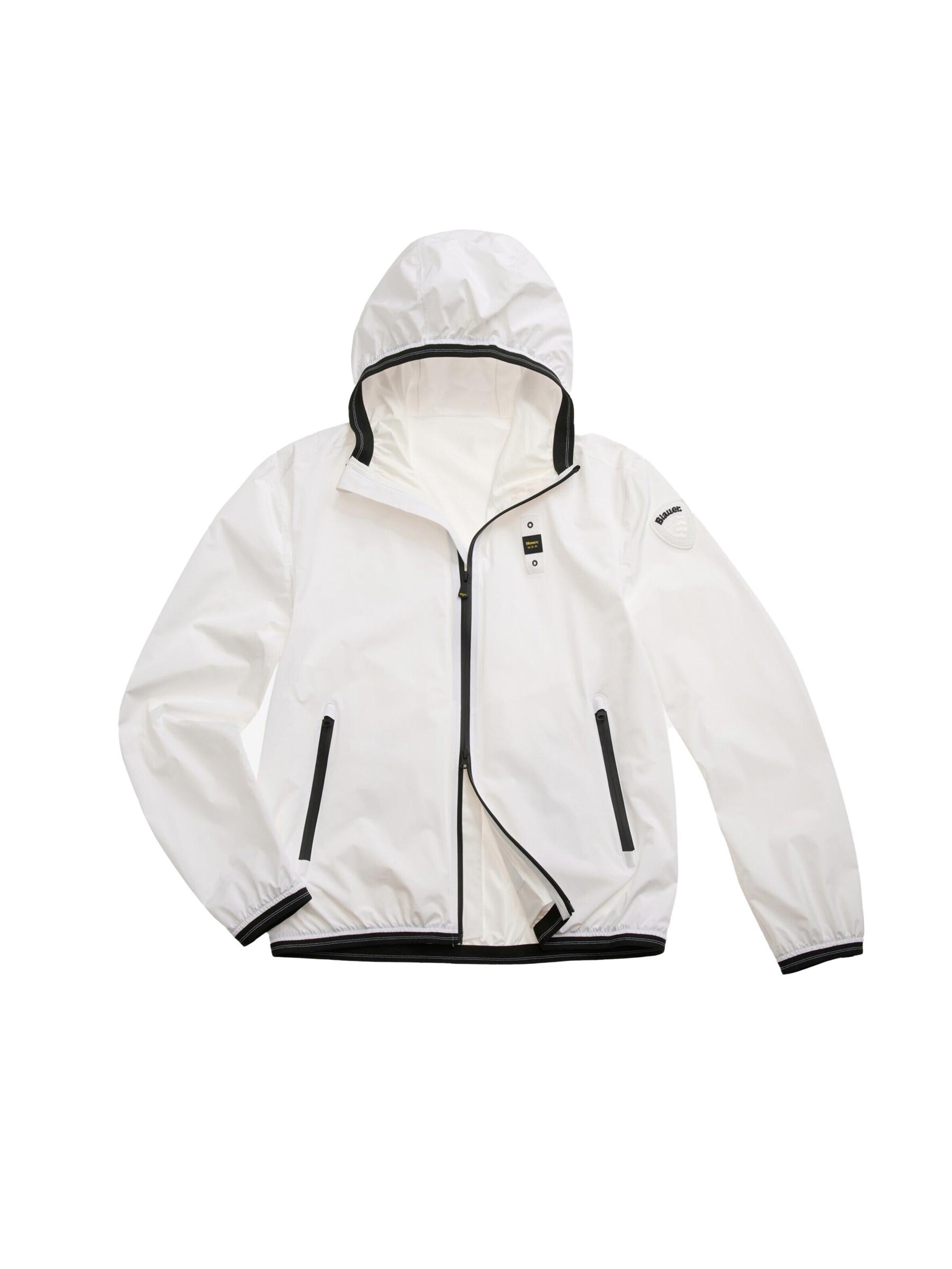 Blauer Übergangsjacke 'Farrin'‌‌‌ in Weiß: Vorderseite