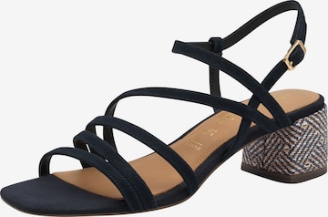 Tamaris Strap sandal in Blue: front