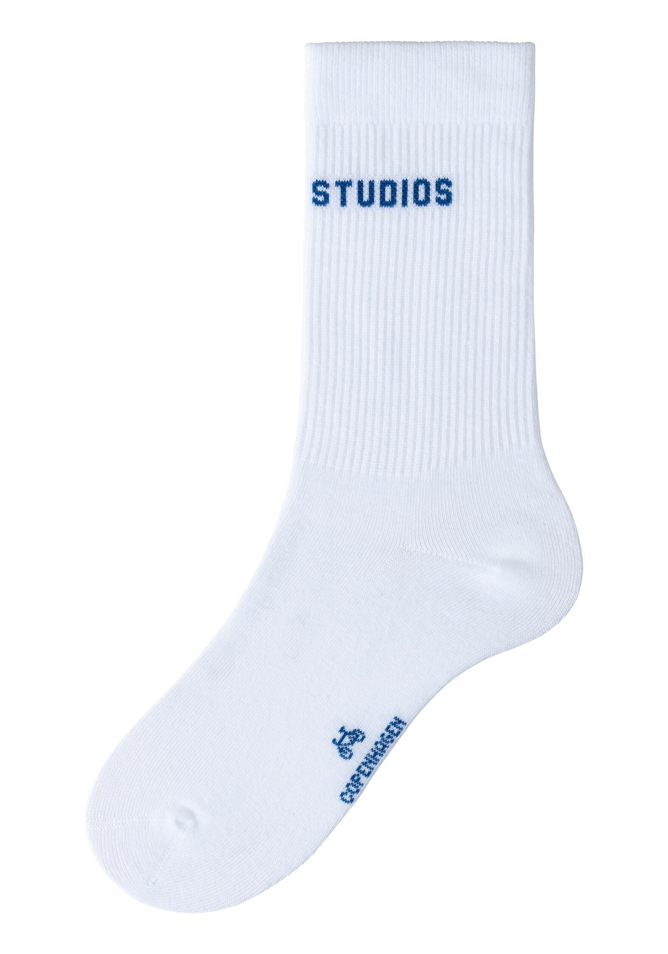 Copenhagen Studios Спортни чорапи в синьо: отпред