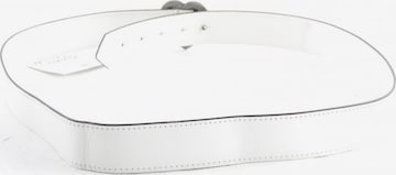 UNBEKANNT Lederimitatgürtel XS-XL in Weiß