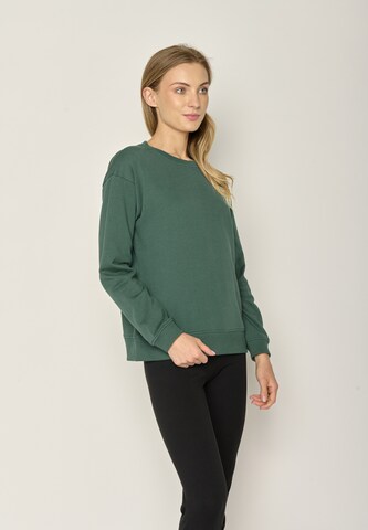 Felpa di GREENBOMB in verde: frontale