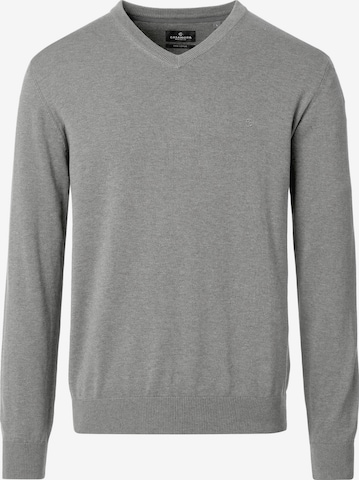 CASAMODA Sweater 'Basic' in Grey: front