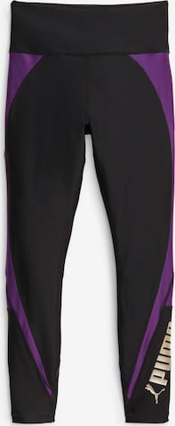 PUMA Skinny Workout Pants in Black: front