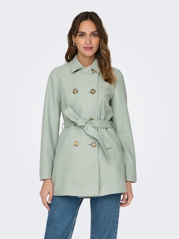 Manteau mi-saison 'NANCY' ONLY en vert : devant