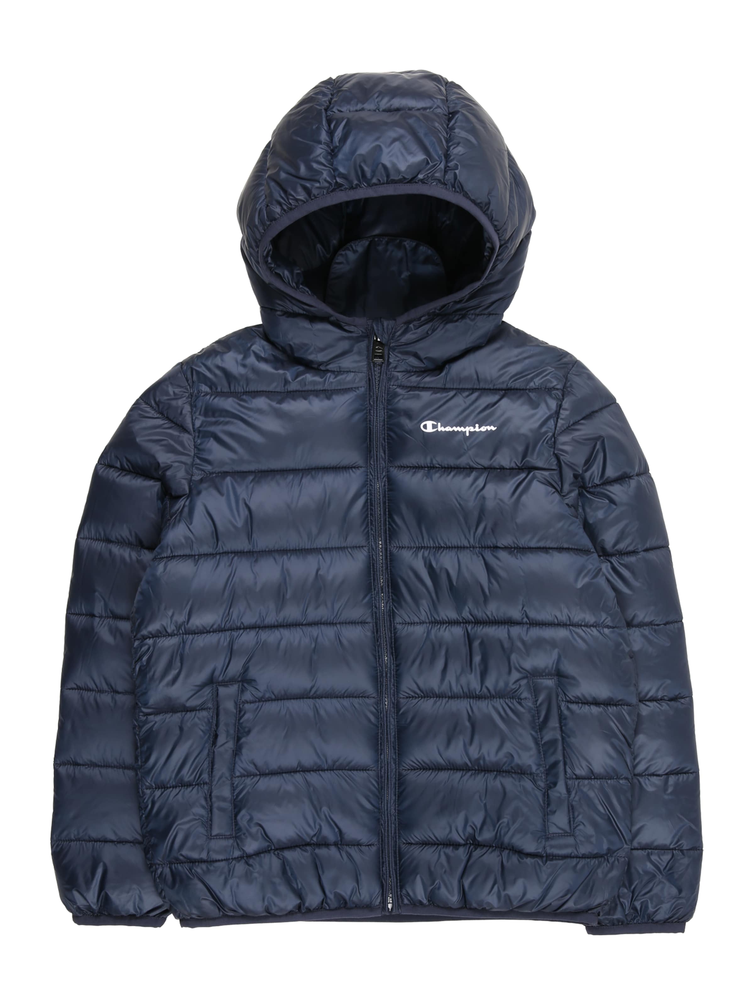 Champion Authentic Athletic Apparel Зимно яке в синьо: отпред