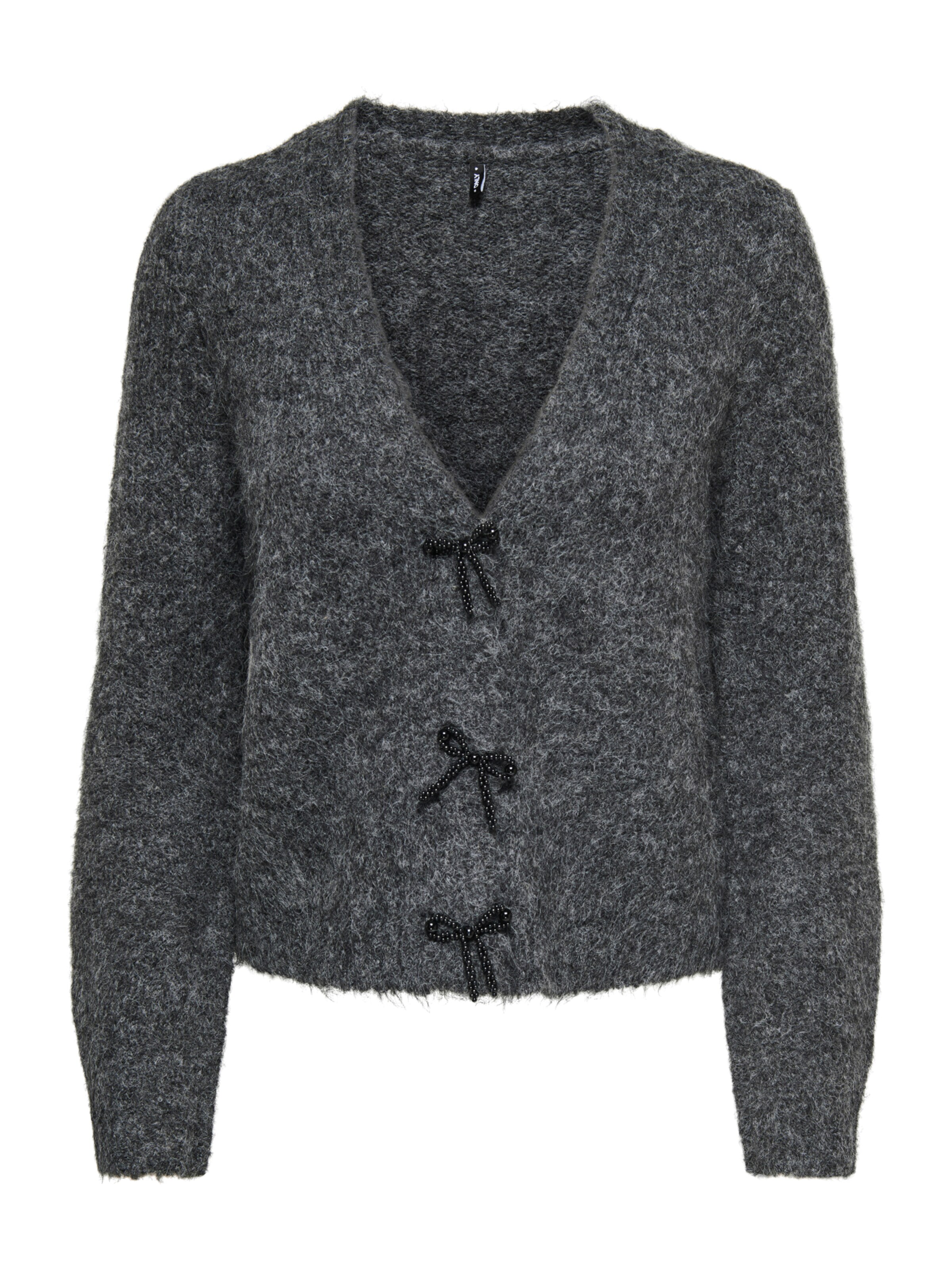 Cardigan 'ONLZAGGIE' ONLY en gris : devant