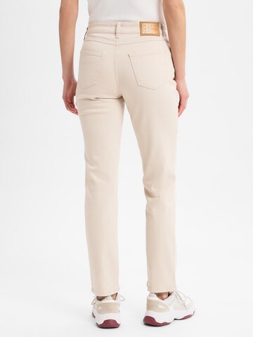 Coupe slim Jean ' Melanie ' MAC en beige